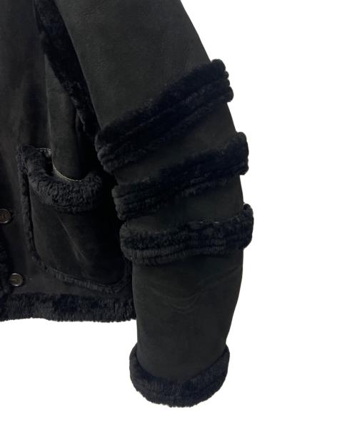 GRIFFIN（グリフィン）GRIFFIN (グリフィン) ラムムートンジャケット ブラック サイズ:Mの古着・服飾アイテム
