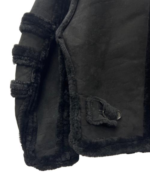 GRIFFIN（グリフィン）GRIFFIN (グリフィン) ラムムートンジャケット ブラック サイズ:Mの古着・服飾アイテム