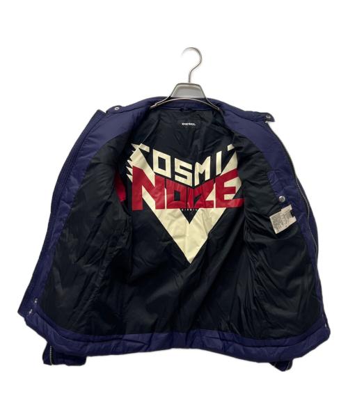 DIESEL（ディーゼル）DIESEL (ディーゼル) 中綿ジャケット パープル サイズ:Ｓの古着・服飾アイテム