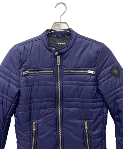 DIESEL（ディーゼル）DIESEL (ディーゼル) 中綿ジャケット パープル サイズ:Ｓの古着・服飾アイテム