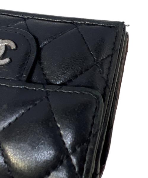 CHANEL（シャネル）CHANEL (シャネル) クラシックスモールフラップウォレット　CHANEL（シャネル）　AP0230 ブラックの古着・服飾アイテム