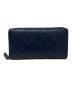 GUCCI (グッチ) グッチシマ ラウンドファスナー 長財布　GUCCI（グッチ）　307987 ネイビー：15000円