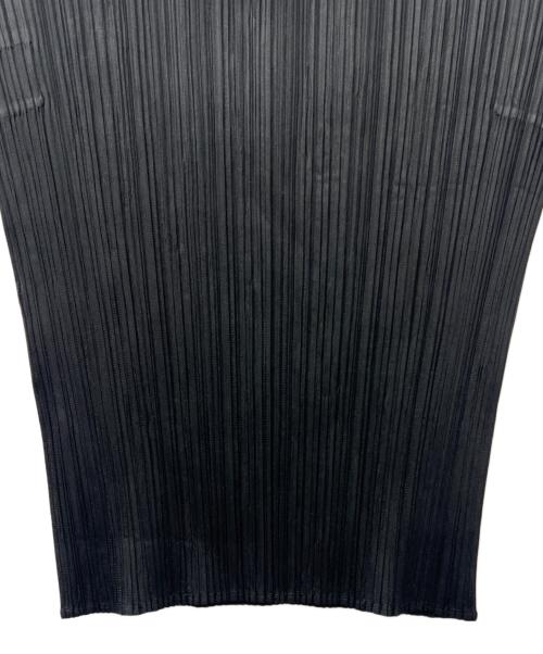 PLEATS PLEASE（プリーツプリーズ）PLEATS PLEASE (プリーツプリーズ) ハイネックプリーツカットソー ブラック サイズ:３の古着・服飾アイテム