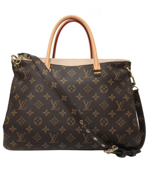 LOUIS VUITTON（ルイ ヴィトン）LOUIS VUITTON (ルイヴィトン) パラス/2WAYショルダーバッグ ブラウン×ベージュ サイズ:-の古着・服飾アイテム
