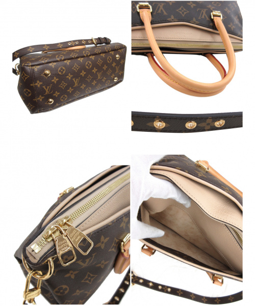 LOUIS VUITTON（ルイ ヴィトン）LOUIS VUITTON (ルイヴィトン) パラス/2WAYショルダーバッグ ブラウン×ベージュ サイズ:-の古着・服飾アイテム