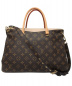 LOUIS VUITTON（ルイヴィトン）の古着「パラス/2WAYショルダーバッグ」｜ブラウン×ベージュ
