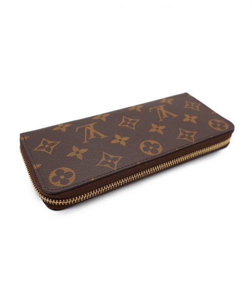 LOUIS VUITTON（ルイ ヴィトン）LOUIS VUITTON (ルイヴィトン) ポルトフォイユ・クレマンス ブラウン×ピンク モノグラム M61298 CT1169の古着・服飾アイテム