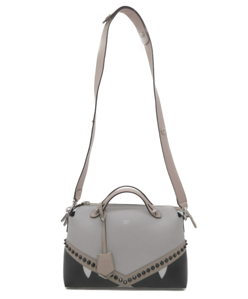 FENDI（フェンディ）FENDI (フェンディ) ショルダーバッグ ブルー×ブラック BY THE WAY 8BL124 A3ABの古着・服飾アイテム