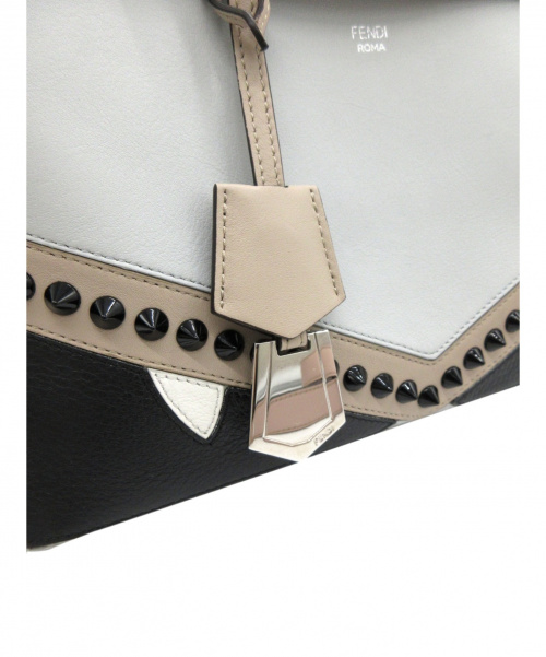 FENDI（フェンディ）FENDI (フェンディ) ショルダーバッグ ブルー×ブラック BY THE WAY 8BL124 A3ABの古着・服飾アイテム