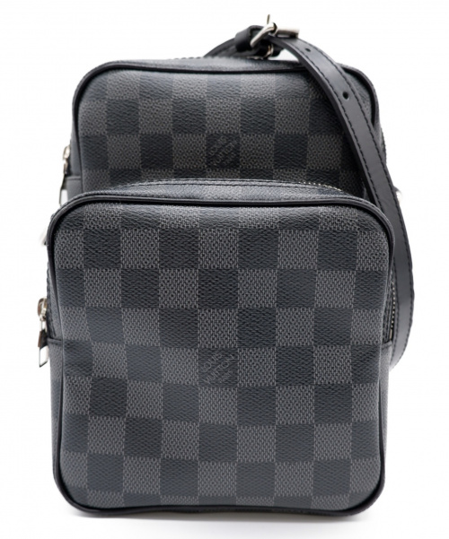 LOUIS VUITTON（ルイ ヴィトン）LOUIS VUITTON (ルイヴィトン) ダミエ・グラフィット・レム ブラック ダミエ N41446 TH4038の古着・服飾アイテム