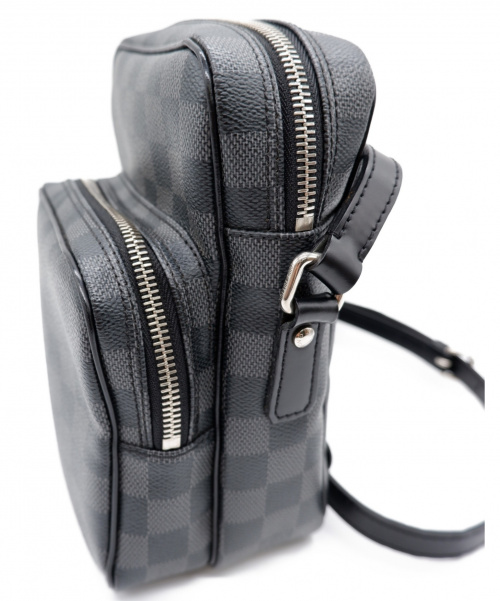 LOUIS VUITTON（ルイ ヴィトン）LOUIS VUITTON (ルイヴィトン) ダミエ・グラフィット・レム ブラック ダミエ N41446 TH4038の古着・服飾アイテム