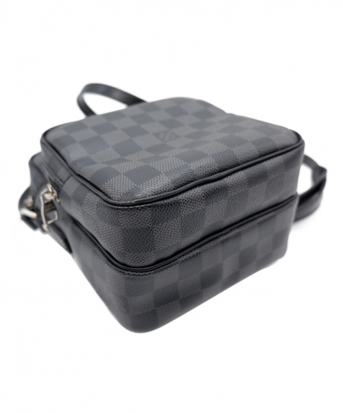 LOUIS VUITTON（ルイ ヴィトン）LOUIS VUITTON (ルイヴィトン) ダミエ・グラフィット・レム ブラック ダミエ N41446 TH4038の古着・服飾アイテム