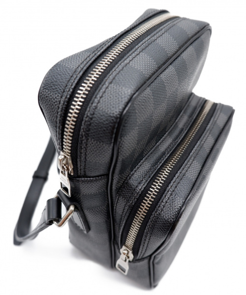 LOUIS VUITTON（ルイ ヴィトン）LOUIS VUITTON (ルイヴィトン) ダミエ・グラフィット・レム ブラック ダミエ N41446 TH4038の古着・服飾アイテム