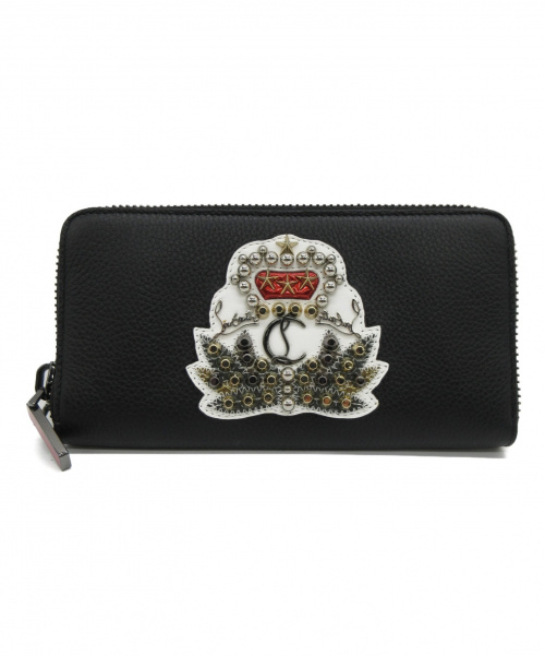 Christian Louboutin（クリスチャン・ルブタン）Christian Louboutin (クリスチャン ルブタン) 長財布 ブラック PANETTONE 1175060の古着・服飾アイテム