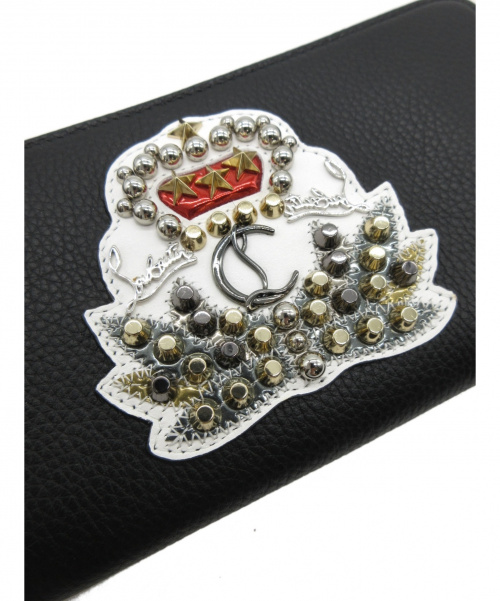 Christian Louboutin（クリスチャン・ルブタン）Christian Louboutin (クリスチャン ルブタン) 長財布 ブラック PANETTONE 1175060の古着・服飾アイテム
