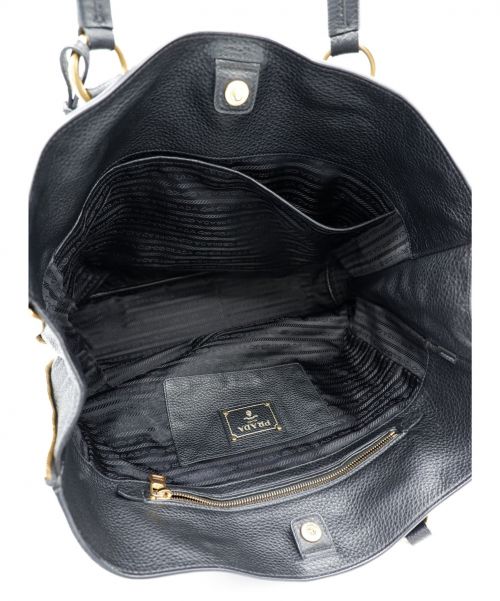 PRADA（プラダ）PRADA (プラダ) ハンドバッグ ブラック BR4372 - 31の古着・服飾アイテム