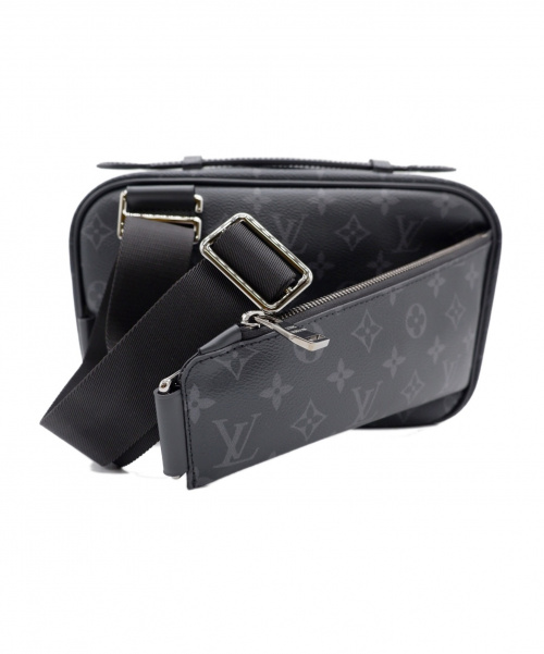 LOUIS VUITTON（ルイ ヴィトン）LOUIS VUITTON (ルイヴィトン) エクリプス バムバッグ ブラック モノグラム M42906  MB0210の古着・服飾アイテム