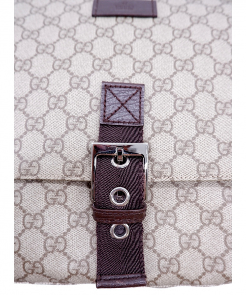 GUCCI（グッチ）GUCCI (グッチ) メッセンジャーバッグ ベージュ GG 141194 3444の古着・服飾アイテム