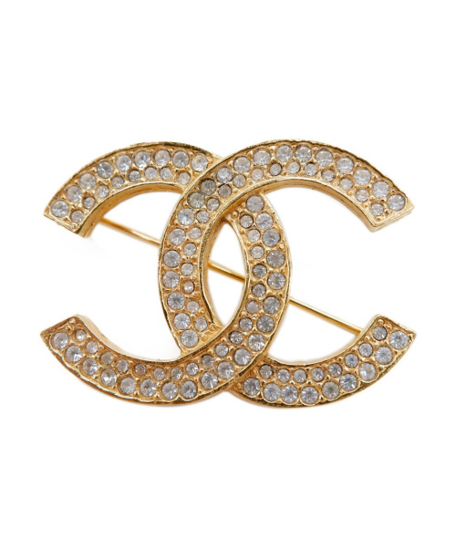 CHANEL（シャネル）CHANEL (シャネル) ラインストーンブローチの古着・服飾アイテム