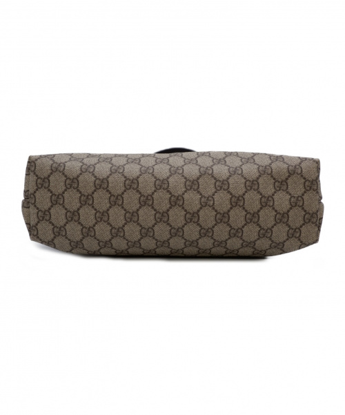 GUCCI（グッチ）GUCCI (グッチ) トートバッグ ブラウン GG 211136 PVC/レザー 002123の古着・服飾アイテム
