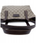 中古・古着 GUCCI (グッチ) トートバッグ ブラウン GG 211136 PVC/レザー 002123：29800円