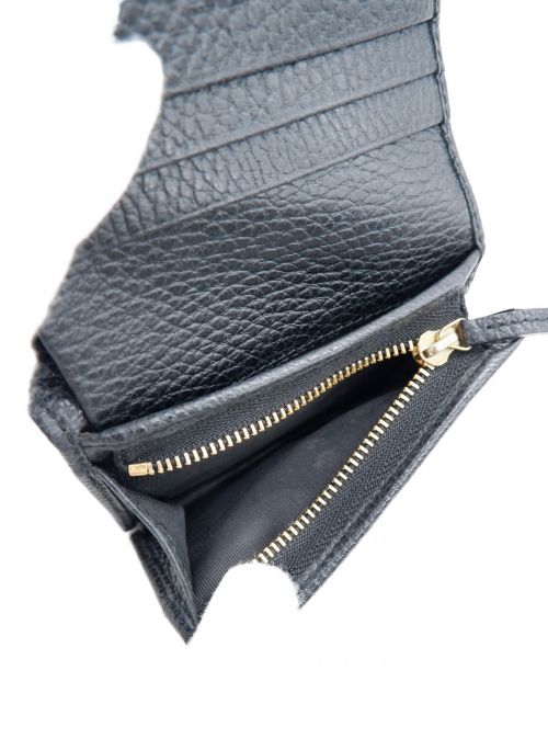 GUCCI（グッチ）GUCCI (グッチ) コンパクトウォレット GGマーモント ブラックの古着・服飾アイテム