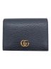 GUCCI（グッチ）の古着「コンパクトウォレット GGマーモント」｜ブラック