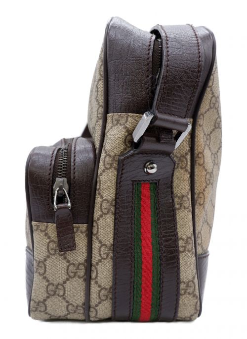 GUCCI（グッチ）GUCCI (グッチ) ショルダーバッグ ブラウン×ベージュの古着・服飾アイテム