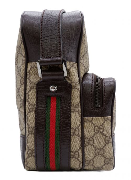 GUCCI（グッチ）GUCCI (グッチ) ショルダーバッグ ブラウン×ベージュの古着・服飾アイテム