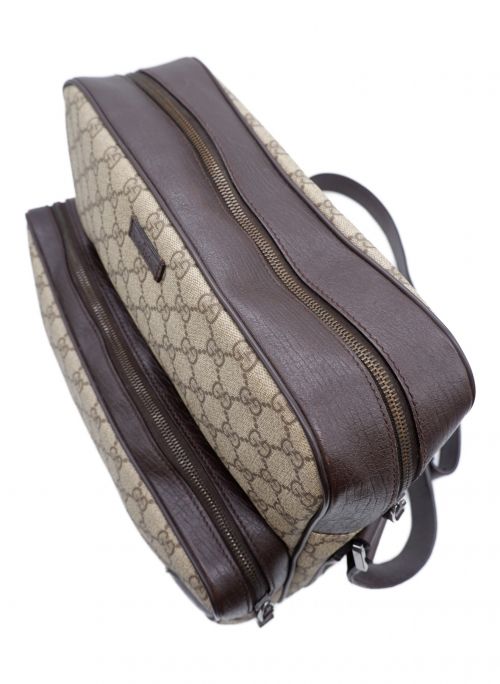 GUCCI（グッチ）GUCCI (グッチ) ショルダーバッグ ブラウン×ベージュの古着・服飾アイテム