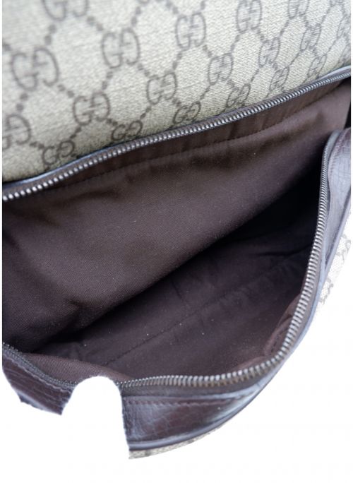 GUCCI（グッチ）GUCCI (グッチ) ショルダーバッグ ブラウン×ベージュの古着・服飾アイテム
