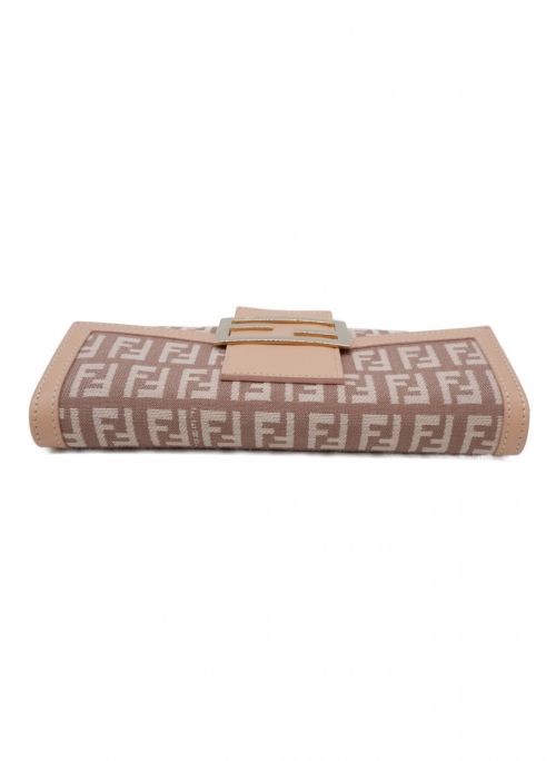FENDI（フェンディ）FENDI (フェンディ) 長財布　ズッキーノ ピンクの古着・服飾アイテム