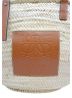 中古・古着 LOEWE (ロエベ) カゴバッグ 	BASKET LARGE BAG ベージュ×ブラウン：44800円
