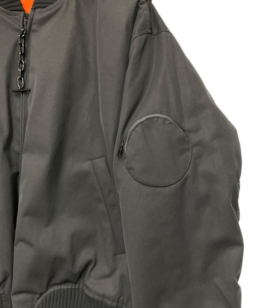 LOUIS VUITTON（ルイ ヴィトン）LOUIS VUITTON (ルイ ヴィトン) リバーシブルボンバージャケット ブラック/オレンジ サイズ:48の古着・服飾アイテム