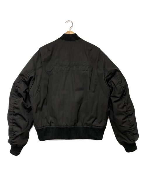 LOUIS VUITTON（ルイ ヴィトン）LOUIS VUITTON (ルイ ヴィトン) リバーシブルボンバージャケット ブラック/オレンジ サイズ:48の古着・服飾アイテム