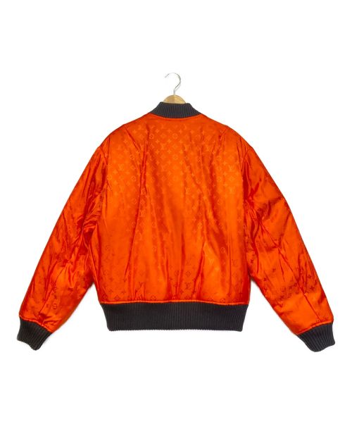 LOUIS VUITTON（ルイ ヴィトン）LOUIS VUITTON (ルイ ヴィトン) リバーシブルボンバージャケット ブラック/オレンジ サイズ:48の古着・服飾アイテム