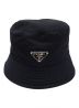 PRADA (プラダ) バケットハット ブラック サイズ:L 59㎝：59800円