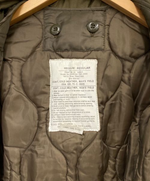 US ARMY（ユーエスアーミー）US ARMY (ユーエスアーミー) ライナー付ミリタリージャケット オリーブ サイズ:Ｍの古着・服飾アイテム