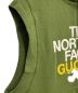 中古・古着 THE NORTH FACE×GUCCI (ノースフェイス×グッチ) ノースリーブパーカー グリーン サイズ:L（175/100Ａ）：25000円