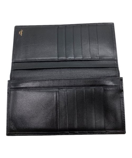 Cartier（カルティエ）Cartier (カルティエ) 長財布 ブラックの古着・服飾アイテム