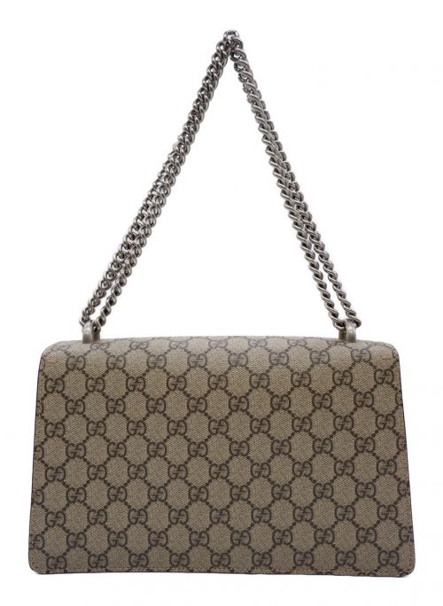 GUCCI（グッチ）GUCCI (グッチ) GGスモール ショルダーバッグ ディオニュソス ブラウンの古着・服飾アイテム