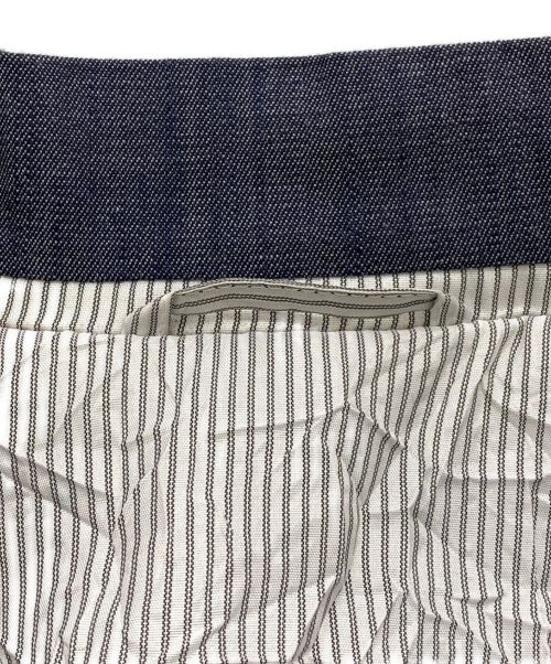 EMPORIO ARMANI（エンポリオアルマーニ）EMPORIO ARMANI (エンポリオアルマーニ) スタンドカラージャケット ネイビー サイズ:46の古着・服飾アイテム