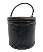 LOUIS VUITTONルイ ヴィトン）の古着「カンヌ バニティバッグ エピ ノワール」｜ブラック