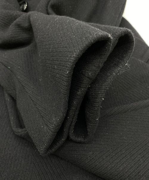 fordmills（フォードミルズ）fordmills (フォードミルズ) ヘリンボーンコート ブラック サイズ:SIZE36の古着・服飾アイテム