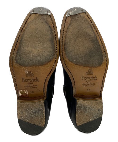 berwick（バーウィック）berwick (バーウィック) ジョッパーブーツ ブラック サイズ:6 1/2の古着・服飾アイテム