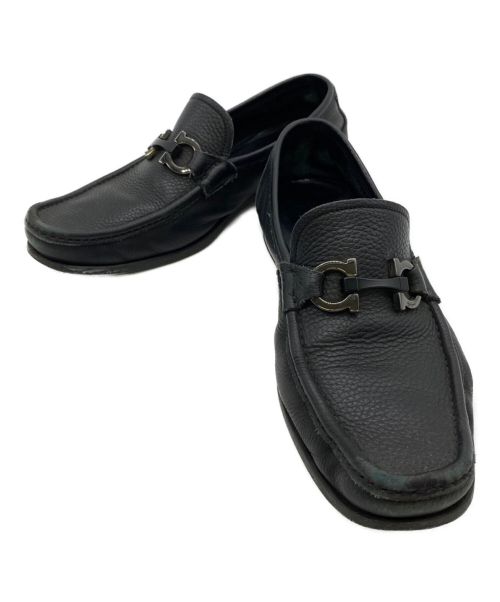 Salvatore Ferragamo（サルヴァトーレ フェラガモ）Salvatore Ferragamo (サルヴァトーレ フェラガモ) ローファー ブラック サイズ:25の古着・服飾アイテム