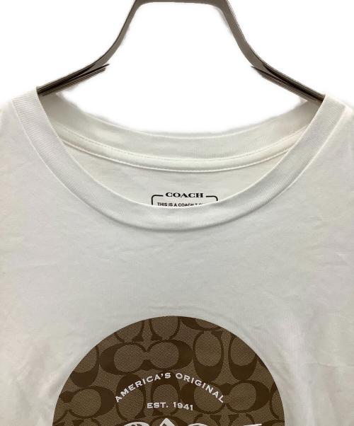 COACH（コーチ）COACH (コーチ) Tシャツ ホワイト サイズ:XLの古着・服飾アイテム