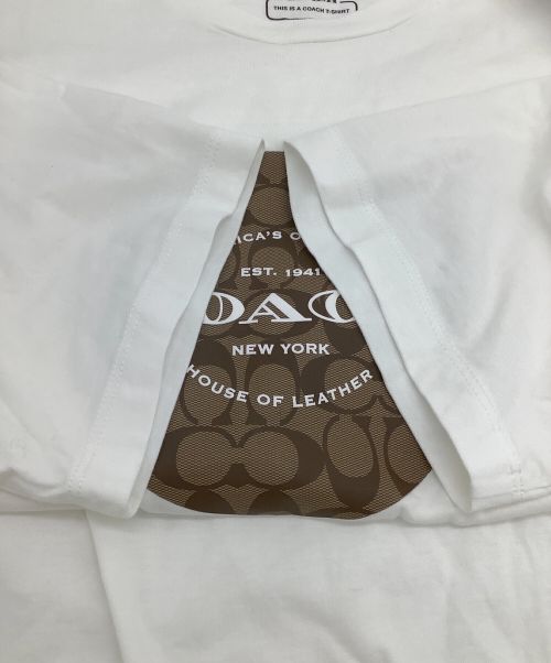 COACH（コーチ）COACH (コーチ) Tシャツ ホワイト サイズ:XLの古着・服飾アイテム