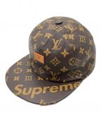 LOUIS VUITTON×SUPREMEルイ ヴィトン×シュプリーム）の古着「キャップ」｜ブラウン