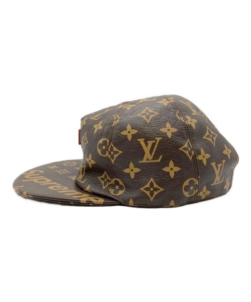 LOUIS VUITTON（ルイ ヴィトン）LOUIS VUITTON (ルイ ヴィトン) SUPREME (シュプリーム) キャップ ブラウン サイズ:-の古着・服飾アイテム